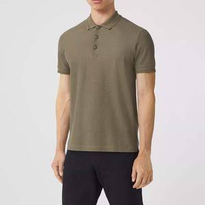 Active Wear hommes nouveau sport d'été Gym formation couleur unie coton grande taille vêtements pour hommes polos vêtements de sport vêtements décontractés - Product Image 1