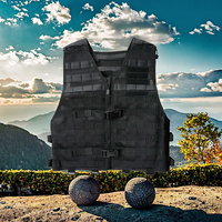 Chaleco Táctico Ajustable, Transpirable, Modular, con Peso, de Cordura, para Adultos, Bolsa Táctica de Entrenamiento para Hombre