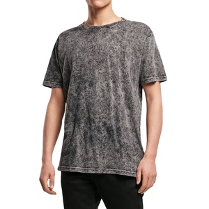 Camiseta de algodón 100% para hombre, Camiseta holgada estampada 2025 de alta calidad, aspecto más vendido, camiseta de lavado ácido para hombre, calidad Premium sólida - Product Image 5