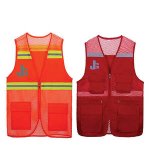 เสื้อกั๊กนิรภัยระบายอากาศได้ดีทำจากโพลีเอสเตอร์100% ได้รับการรับรองสำหรับทั้งชายและหญิง - Product Image 1