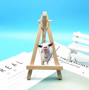 Llavero Acrílico Moderno Personalizable de Dibujos Animados, Doble Cara, Transparente, Bonito Adorno para Bolsos, Ecológico, con Diseños de Gatos, Perros, Reptiles y Aves - Product Image 4