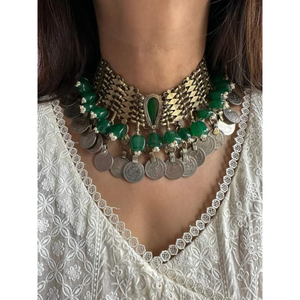 Collier ras du cou léger de style afghan pour femmes Logo personnalisé Bijoux pour femmes pour mariage, fiançailles, anniversaire ou cadeau - Product Image 3