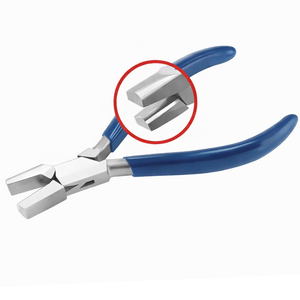 Pince à boucler en fil d'acier inoxydable 115 mm avec poignée en PVC pour la fabrication de colliers et la fusion de bijoux - Product Image 5