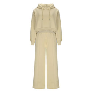 ชุดวอร์มสองชั้นสำหรับผู้ใหญ่ระบายอากาศขนาดปกติเสื้อสวมหัวคอกลมพิมพ์โลโก้ได้ตามต้องการ - Product Image 4