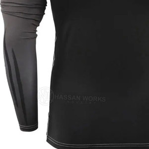 Créez votre propre rashguard pour homme - Respirant, écologique, en spandex/polyester, séchage rapide, manches longues, imprimé par transfert thermique - Product Image 5