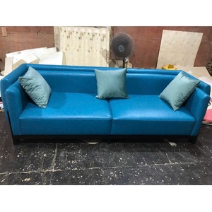 Sofá ajustable de diseño tradicional de cuero sintético para hotel, apartamento, muebles de Villa, sofás para sala de estar - Product Image 2