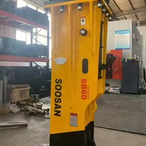 SOOSAN SB60 Tipo de caja de martillos hidráulicos para excavadoras de 15-18 toneladas y retroexcavadoras con núcleo de recipiente a presión confiable - Product Image 1