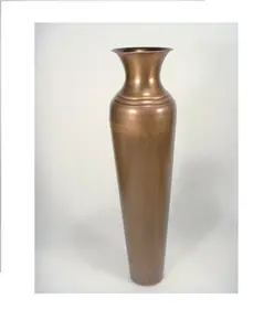 Kualitas bagus vas tinggi tembaga terbaik untuk dekorasi dalam atau luar ruangan