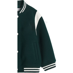 Veste universitaire sur mesure en gros d'usine, conception OEM, respirante, coupe-vent, de haute qualité, broderie pour hommes, patch frontal, streetwear - Product Image 6