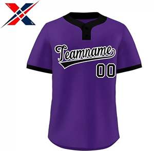 Bel uniforme de baseball en polyester 100% respirant pour l'équipe officielle et match compétitif pour vêtements de softball - Product Image 5