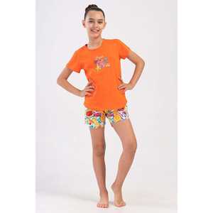 Conjuntos de Ropa para Niñas, Top de Manga Corta y Pantalones Cortos Ovalados con Cuello y Falda de Manga Corta - Tallas 7-8/13-14 - Product Image 4