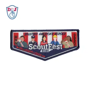 Parches Personalizados Bordado Insignia Scout Boy Scout Girl Scout parche emblema insignia para Uniforme Accesorios