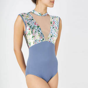 Ballet de entrenamiento de cuello alto Precio al por mayor Leotardo de baile duradero Mujeres adultas - Product Image 6