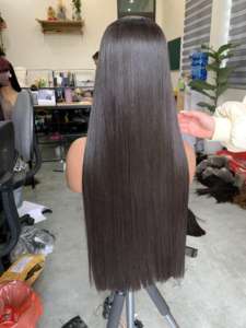 Peluca recta de 8 a 32 pulgadas, hecha de cabello humano 100% Real vietnamita, precio al por mayor - Product Image 2