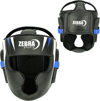 Protège-tête de boxe et MMA en cuir PU ultra durable et cuir véritable, avec logo personnalisé, rembourrage multicouche, protection haute densité, moulage artisanal
