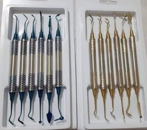 Kit de espátula de relleno de resina compuesta 6 en 1, Kit de higiene de punta recubierta Dental, herramienta de odontología, Kit compuesto CE ISO - Product Image 3
