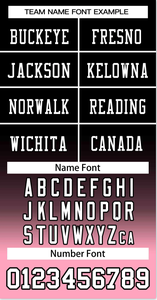 เสื้อฟุตบอลอเมริกันไล่ระดับสีสีชมพูสีดำชุดทีมพลัสไซส์กันแบคทีเรียระบายอากาศคอวีซับลิเมต - Product Image 4