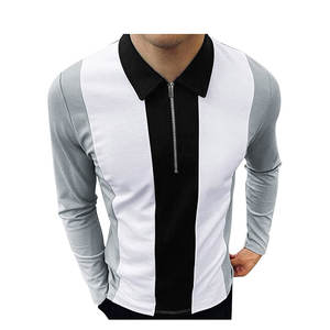 Camiseta de Golf para Hombre de Alta Calidad con Logotipo Personalizado, Tela de Rizo Sólida, Antiarrugas, Poliéster/Algodón, Nuevo Diseño - Product Image 2