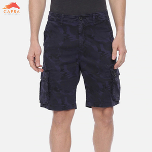 High Quality Custom Logo & Color Elastic Waist Digital Printing Casual Summer Cargo Shorts for Men Windproof & Quick Dry - Product Image 2