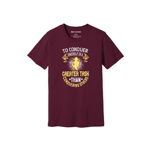 T-shirt 100% coton avec impression de thèmes de bouddha Style décontracté 12 options de couleur 160-180 Placement de conception personnalisable GSM lourd - Product Image 1