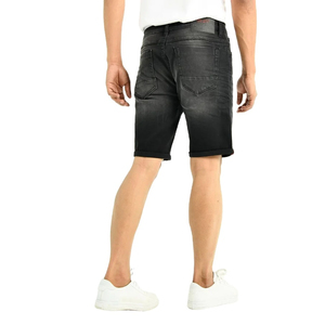 Pantalones cortos de mezclilla personalizados de alta calidad para hombre con bordado y decoración de bolsillos Patrón de impresión lavada Logotipo de diseño personalizado aceptado - Product Image 5
