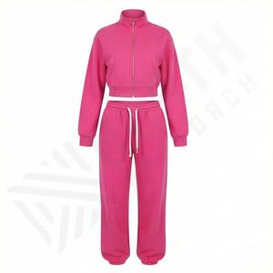 Survêtements personnalisés à bas prix pour femmes, ensembles de jogging deux pièces, style actuel, vêtements de sport, vêtements de sport pour la course à pied, vêtements de sport personnalisés - Product Image 1