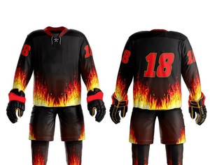 Uniforme de Jersey de hockey sobre hielo Unisex de alta calidad, nuevo Conjunto personalizado para adultos, jersey de hockey sobre hielo, uniforme - Product Image 1