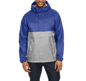Ensemble de survêtement coupe-vent personnalisé en gros 100% nylon pour hommes, veste de sport vintage imperméable à fermeture éclair pour hommes - Product Image 2
