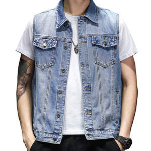 Gilet en jean pour homme d'hiver respirant de la meilleure qualité, sur mesure, 100% coton, vêtements d'extérieur en stock, faible MOQ - Product Image 1