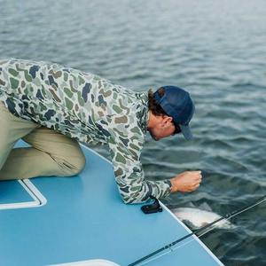 เสื้อกีฬาแขนยาวสำหรับผู้ชายเสื้อตกปลาแบบระบายอากาศได้ขนาดพิเศษผลิตตามสั่ง - Product Image 4