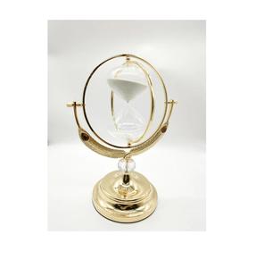 Sablier en métal artistique, design créatif, sablier en verre transparent pour la décoration de la maison, du bureau et de la chambre à coucher - Product Image 1