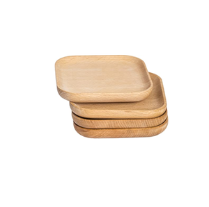Assiette de charge en bois déjeuner de bureau de mariage réutilisable servant assiette de chargeur en bois de haute qualité meilleure vente - Product Image 1
