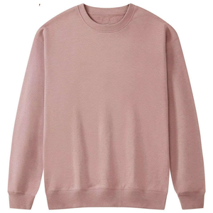 Vêtements de sport les plus vendus vêtements de fitness unis imprimé confort surdimensionné hommes sweat Jogging basics coton mélangé sweat-shirt - Product Image 1