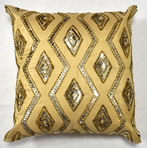 ปลอกหมอนอิงลูกปัดรูปทรงเรขาคณิตสำหรับใช้ในบ้านและโรงแรม - Product Image 4