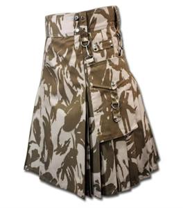 <b>Top</b> Hot Products High Quality Customizable All Colors Men and <b>Women</b> New Green Modern Scottish <b>Tartan</b> Utility Kilts - Product Image 4