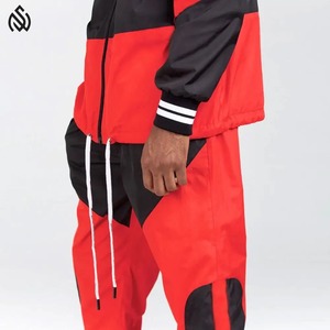 Men Clothing Custom 100%Polyester Zip up Jackets <b>Track</b> <b>Pants</b> Streetwear <b>Vintage</b> Sweat Suits Windbreaker Tracksuit - Product Image 5