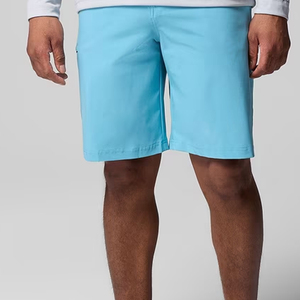 Pantalones Cortos de Algodón Cómodos para Hombre, Ropa Casual / Precio al por Mayor, Servicio OEM para Compradores al por Mayor, Logotipo Personalizado con Cierre de Botón y Trabillas - Product Image 5