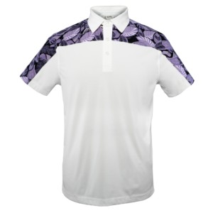 Camisetas Deportivas de Golf para Hombre, de Secado Rápido, Elásticas, Personalizables con Logotipo, Tejido de Poliéster y Elastano, con Estampado y Protección UV, OEM/ODM - Product Image 1