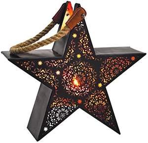 Ornement décoratif en forme d'étoile au design unique Décoration de Noël Couleur dorée Décoration intérieure et extérieure Matériau de haute qualité - Product Image 4