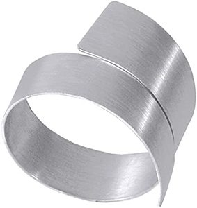 Stainless Steel Napkin Ring Silver Stainless Steel Plated Napkin Ring for <b>Wedding</b> <b>Table</b> Decorative - Product Image 4