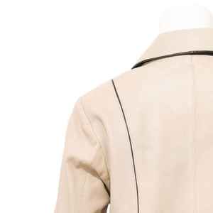 แจ็กเก็ตหนังแท้สำหรับผู้หญิง, เสื้อแจ็กเก็ตแฟชั่นสำหรับฤดูใบไม้ร่วงผ้าซาติน - Product Image 6