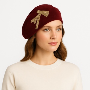 Chapeau en velours brodé artisanal de luxe, design royal traditionnel, couleurs personnalisées disponibles, bandeaux en tissu de velours de haute qualité - Product Image 3