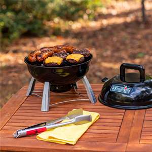 Char-Broil 150 portatile in acciaio al carbonio griglia a carbone di alta qualità per la cucina campeggio legna da ardere torrefazione modello SKU 13301719 ** - Product Image 3
