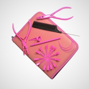 Ensemble complet d'outils pour extensions de cheveux, pinces pour salons, acier inoxydable de qualité chirurgicale, tous les outils essentiels pour les micro-extensions - Product Image 3