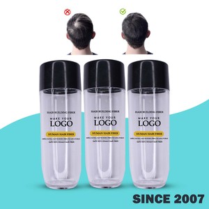 OEM logotipo personalizado 100% fibras de construcción de cabello humano natural para rellenar cabello fino o adelgazamiento para mujeres y hombres - Product Image 3