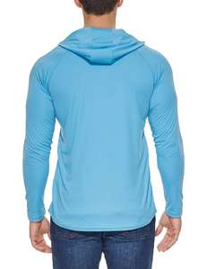 Upf 50 + Quick Dry Outdoor Shirt Sublimación Sudadera con capucha de pesca con protección facial Jerseys de pescado con capucha - Product Image 2