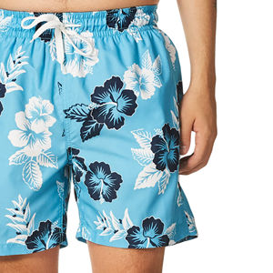 Venta al por mayor de pantalones cortos de cintura elástica transpirables de secado rápido para hombres patrón sólido precio razonable pantalones cortos de sublimación - Product Image 5