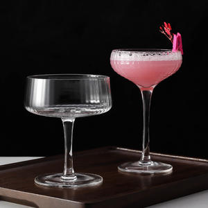 Verres à cocktail élégants 13oz Soufflés à la main Art Déco Coupe Bar <span class=keywords><strong>Martini</strong></span> pour Champagne Cosmopolitan Gimlet pour Margarita élégante - Product Image 5