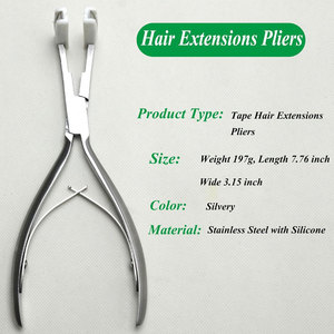 Alicates de extracción de eslabones de cuentas de microanillos, herramienta múltiple profesional, alicates de extensión de cabello, herramientas de acero inoxidable - Product Image 5