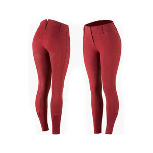 การออกแบบล่าสุดเต็มที่นั่งเลคกิ้งขี่ม้าผู้หญิงเลกกิ้งเสื้อผ้าขี่ม้ากีฬาสวมใส่ผู้หญิงเลกกิ้งแน่น - Product Image 4